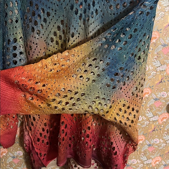 Multicolor Gradient Women's Sweater - Picture 3 of 4